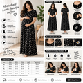 Women's Zipless Maternity Feeding Dress