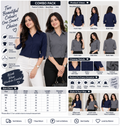 Combo of Women's Solid Regular Fit Formal Shirt