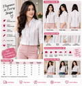 Women's Elegant Striped Formal Shirt
