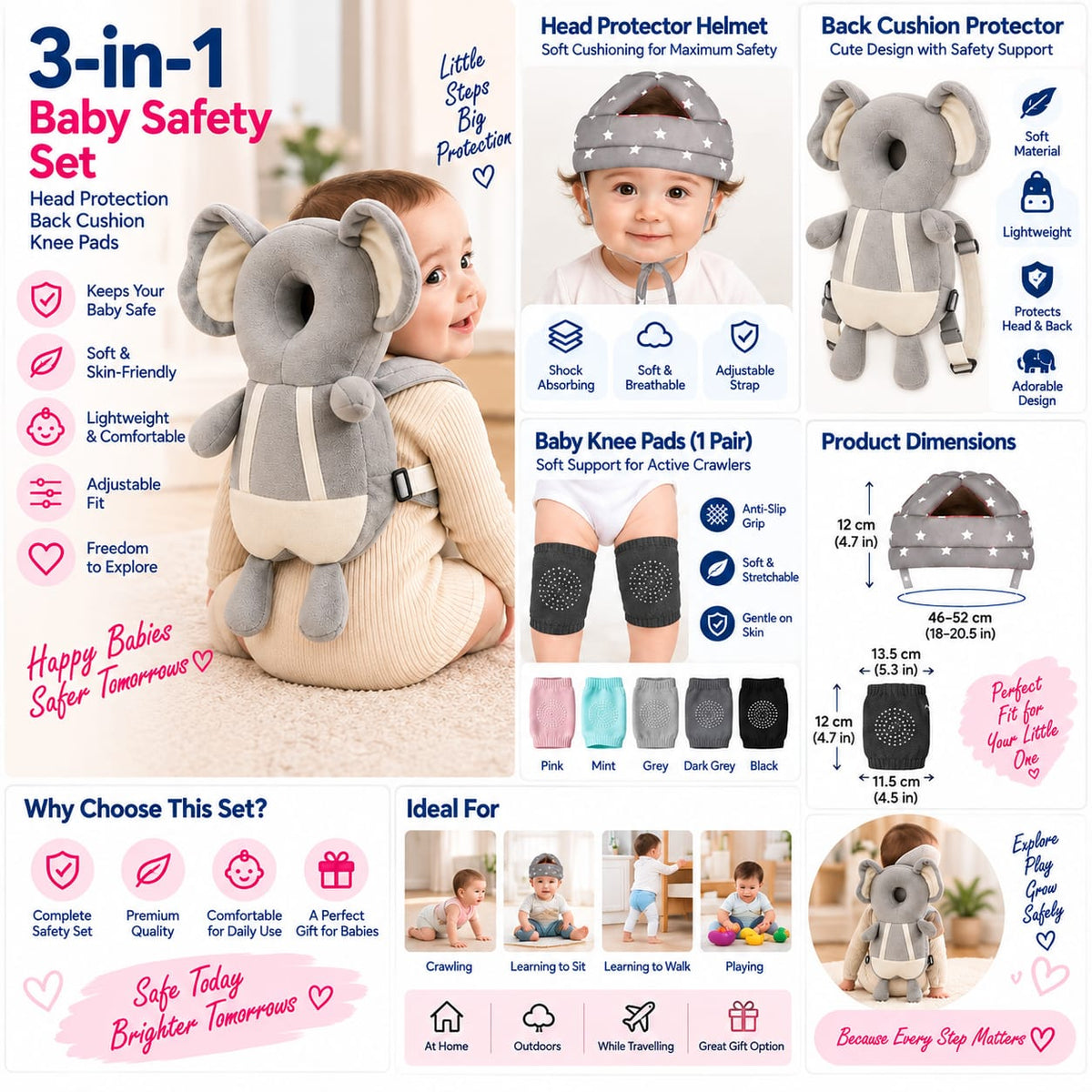 3-in-1 Baby Safety &amp; Protection Set