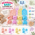 Newborn Baby Clothing Set – 12 Piece Cotton Baby Set | 0–6 Months