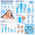 Baby Grooming &amp; Healthcare Kit | 5-in-1 Newborn Baby Care Set with Finger Toothbrush