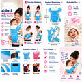 4-in-1 Adjustable Baby Carrier | Ergonomic Multi-Position Baby Carrier