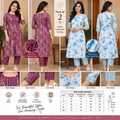 Printed Kurta Set for Women – Pack of 2